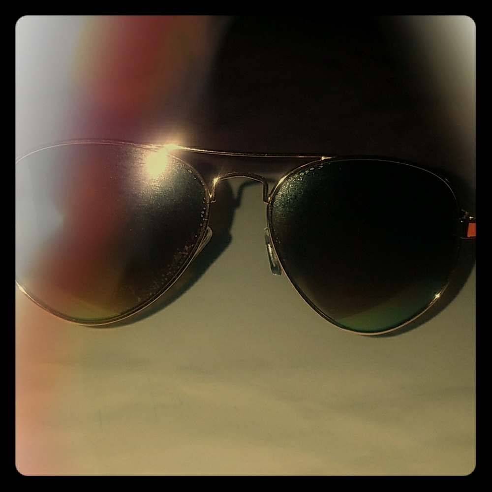 Gold and Orange Creme Sunglasses